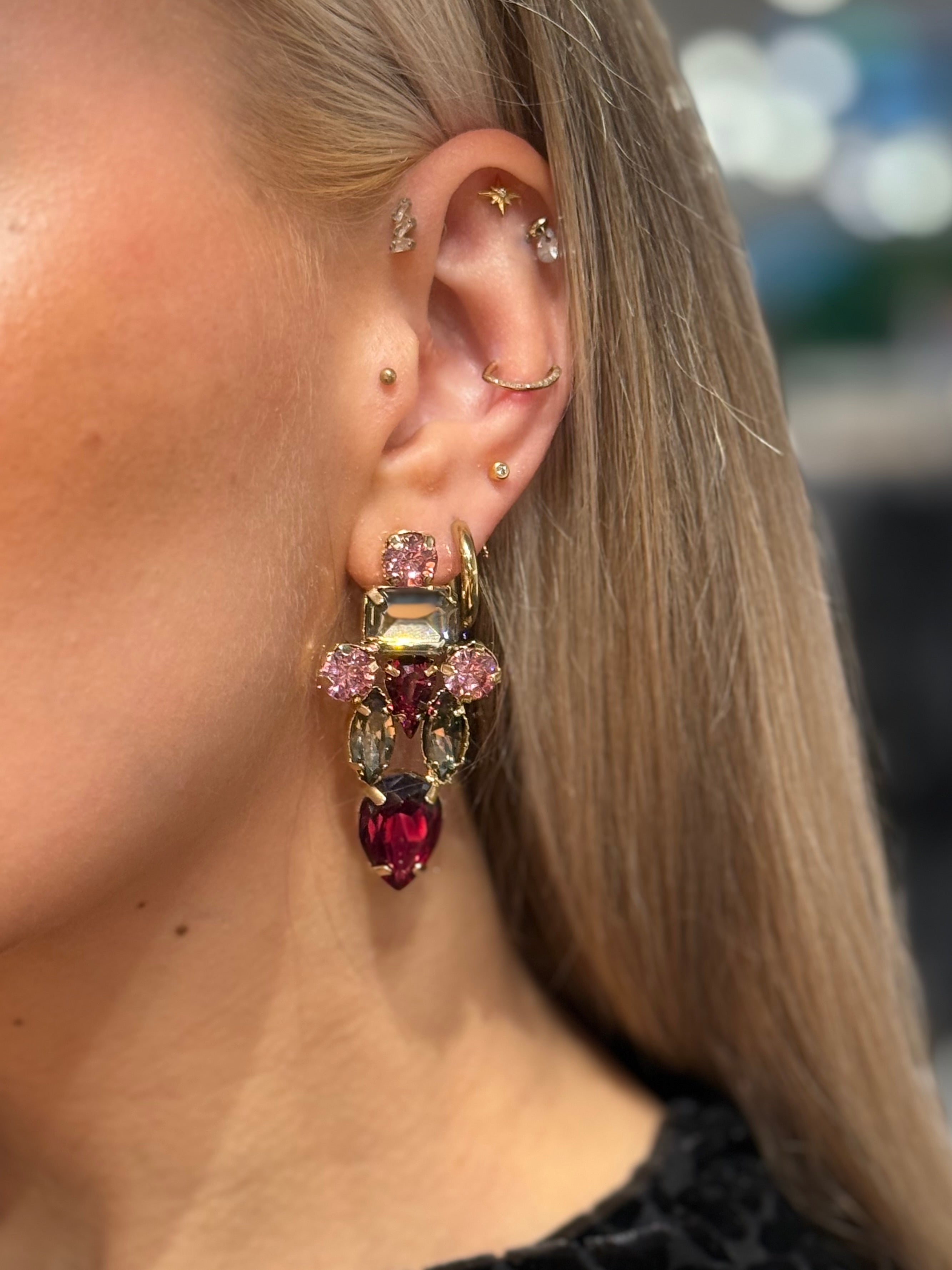 PCRINALIE Earrings - Gold Colour